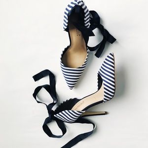 ⚓️Nautical Ribbon-Tie Silhouette Heel⚓️